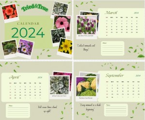 2024 Tried & True Calendar